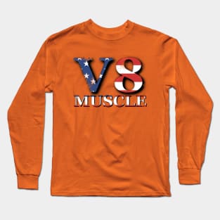 American V8 Muscle Long Sleeve T-Shirt